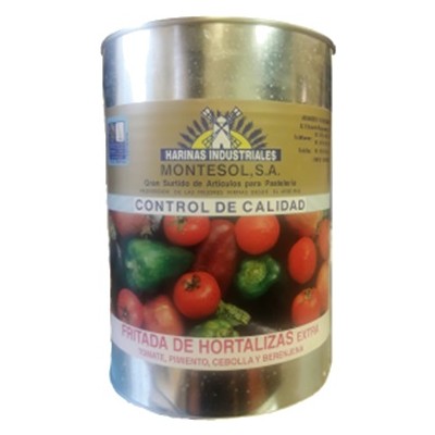 FRITADA HORTALIZAS EXTRA MONTESOL B/3,9 Kg. FRITADA HORTALIZAS EXTRA MONTESOL B/3,9 Kg.