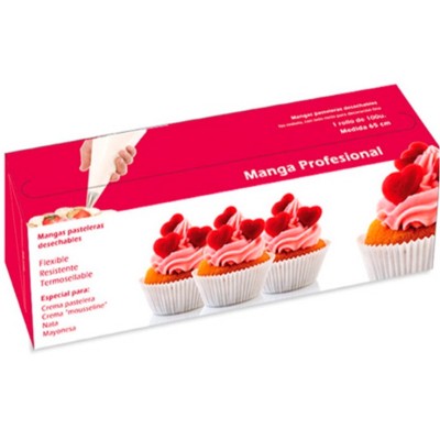 MANGA DESECHABLE PROFESIONAL FLEXIBLE 43 cm. C/100 Uds. MANGA DESECHABLE PROFESIONAL FLEXIBLE 43 cm. C/100 Uds.
