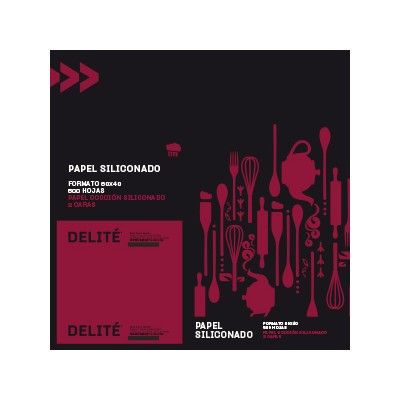 PAPEL SILICONADO DELITE 45 gr. 40*60 cm. C/500 Uds