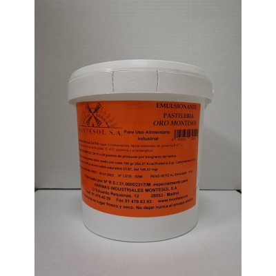 EMULSIONANTE PASTELERIA ORO MONTESOL CB/6 Kg.