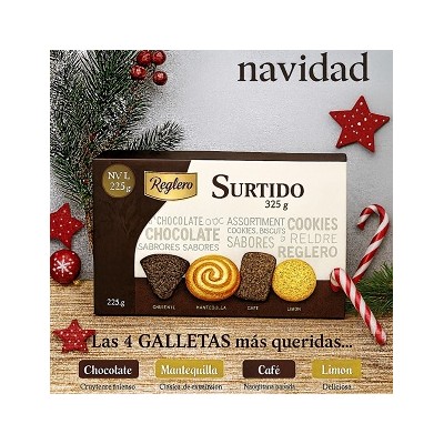 GALLETAS SABORES SURTIDO REGLERO C/225 grs.