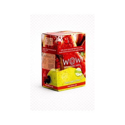 WOW ZUMO MANZANA y PERA 100% NATURAL NFC C/5 Lts.