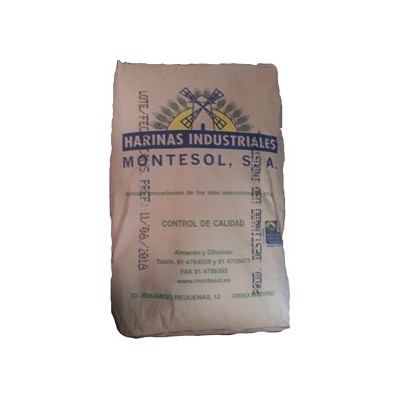 HARINA INTEGRAL GRUESA 100% MONTESOL S/25 Kg.